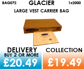 glacier large carrier bags