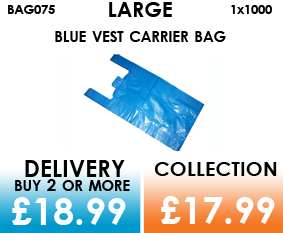 large blue vest carrier