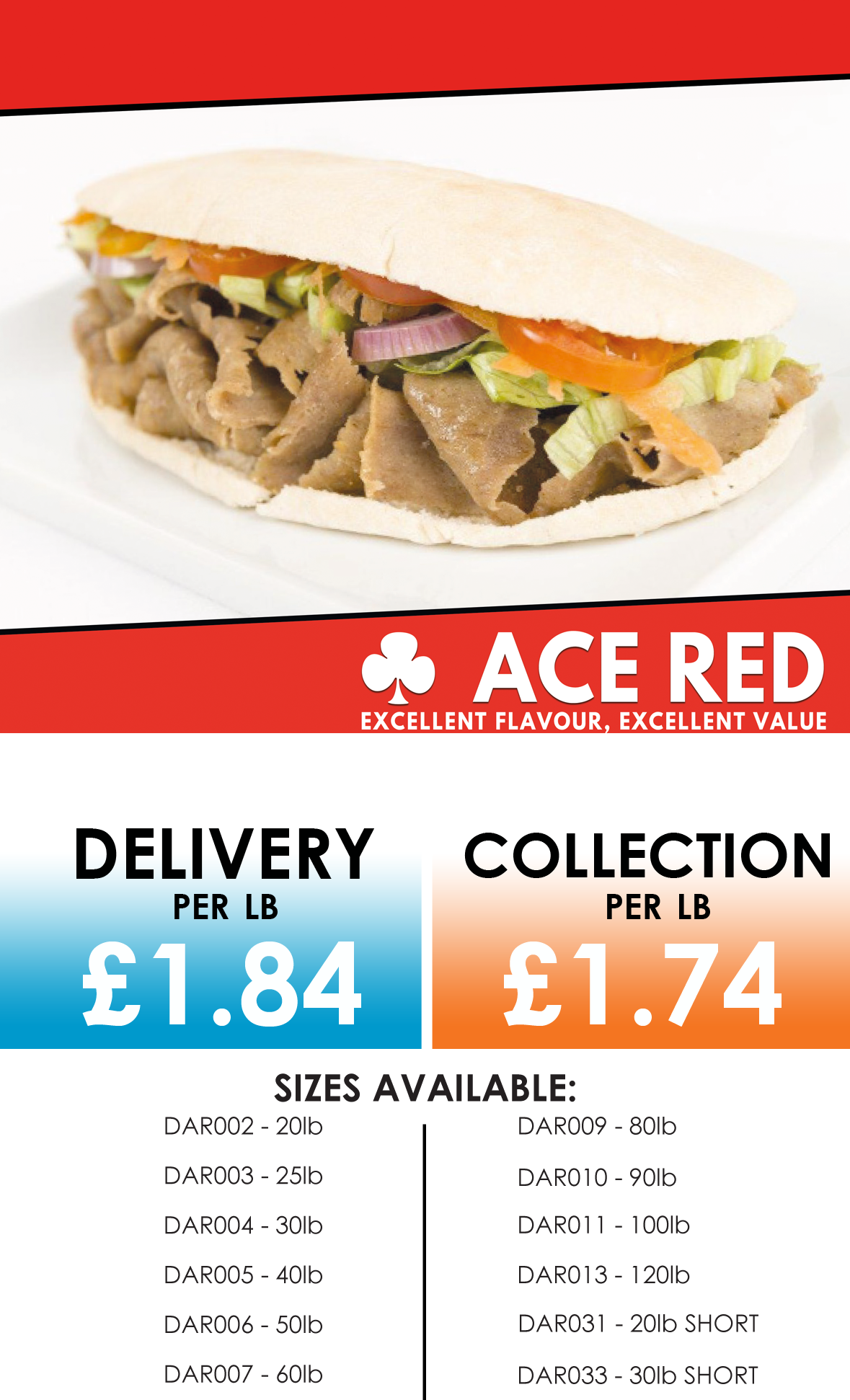 Ace Red Doner Kebab