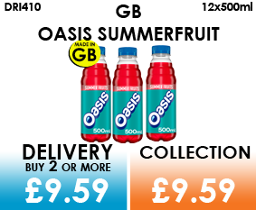 gb oasis summerfruits 500ml bottles