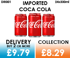 imported coca cola cans